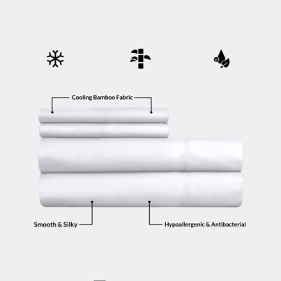 Luxuriously soft iced bedding set with cooling comfort, breathable design, and eco-friendly fabric.