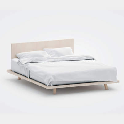 Frost white bamboo sheets offering a crisp, fresh sleep experience.
