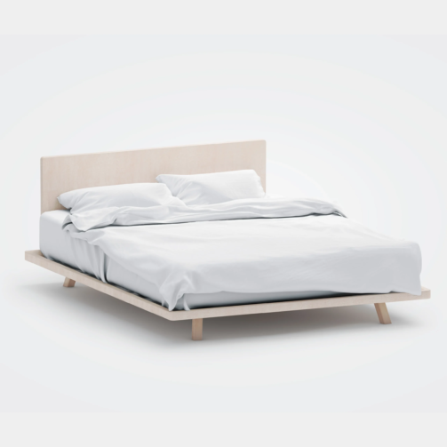 Frost white bamboo sheets offering a crisp, fresh sleep experience.
