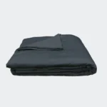 Kosy Iced Bamboo Weighted Blanket in deep midnight color, folded neatly against a light background.