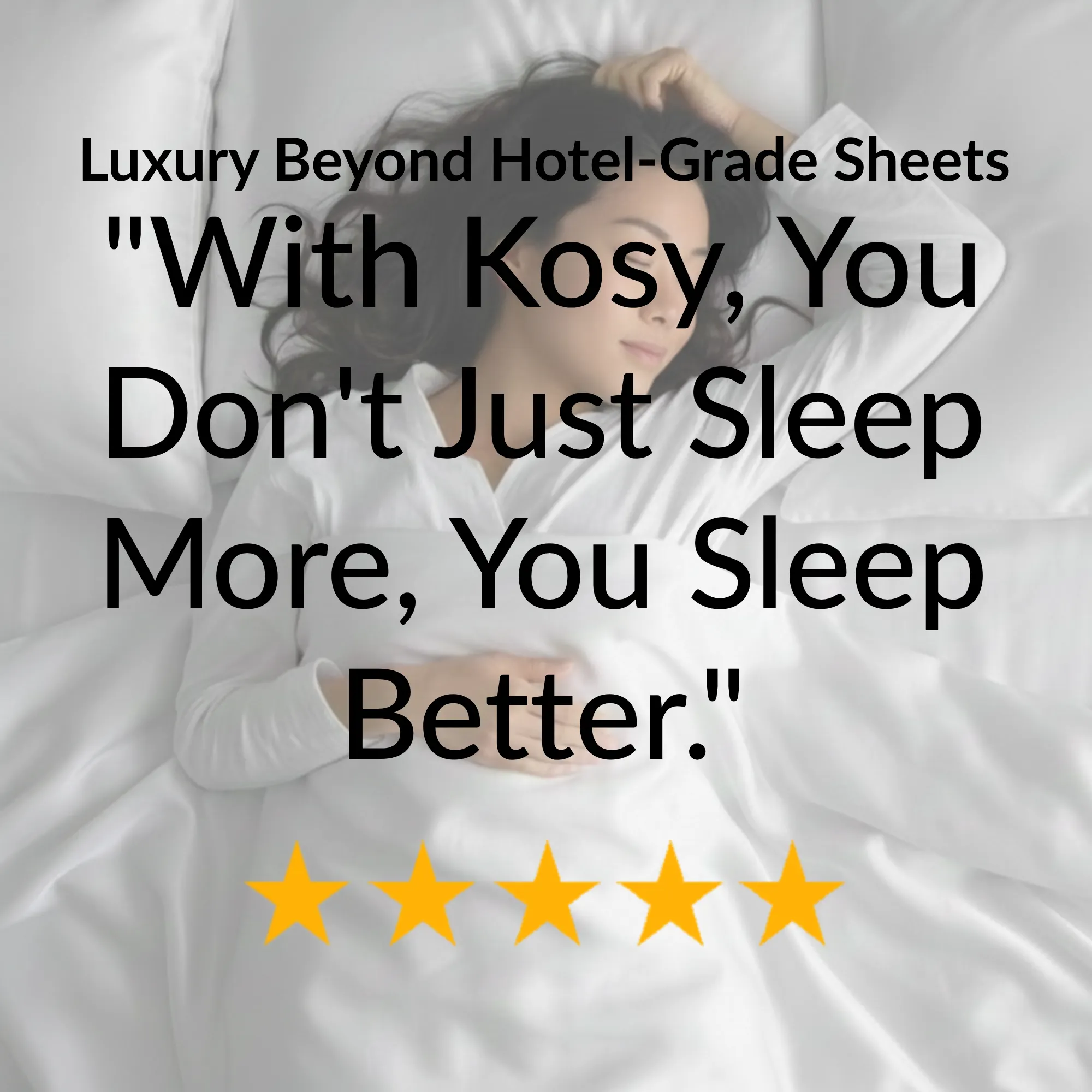 Premium bamboo sheets offering luxury beyond hotel-grade comfort